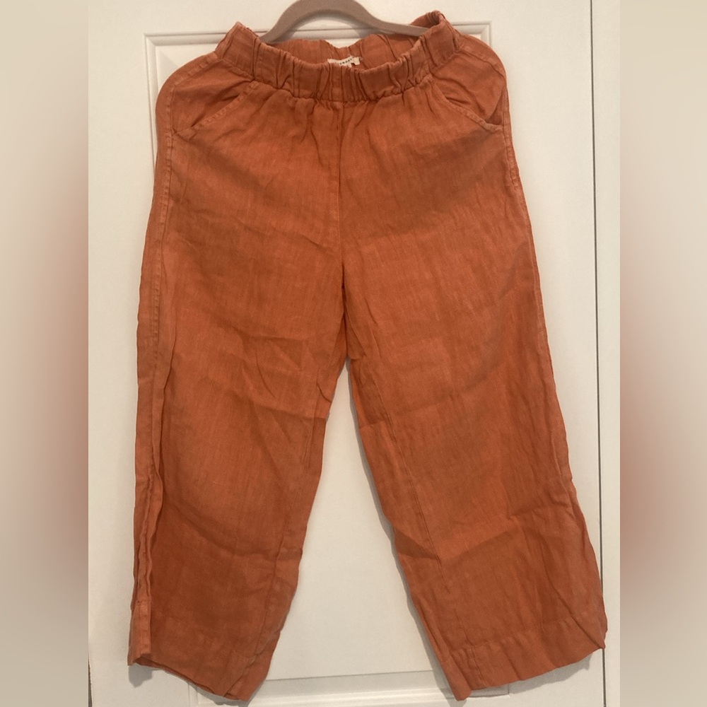 Suunday crop linen pants